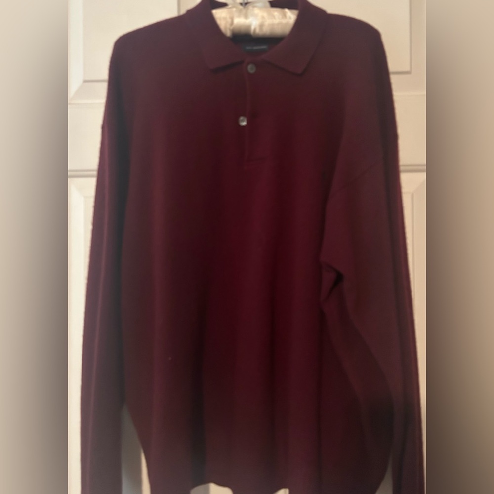 Polo by Ralph Lauren XL pullover two button sweater